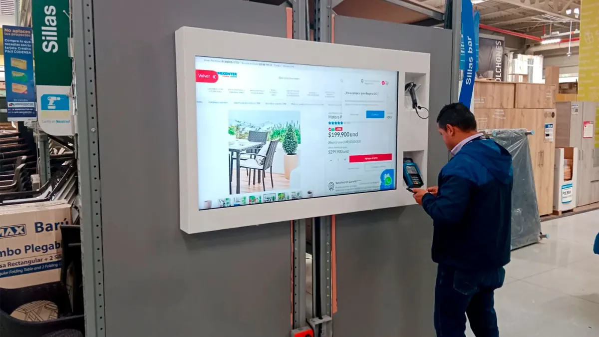 Módulo autopago Homecenter