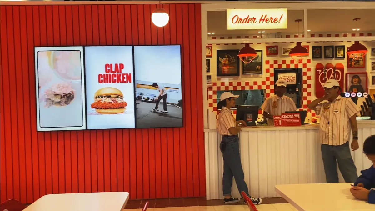 Videowall Mr. Food informal