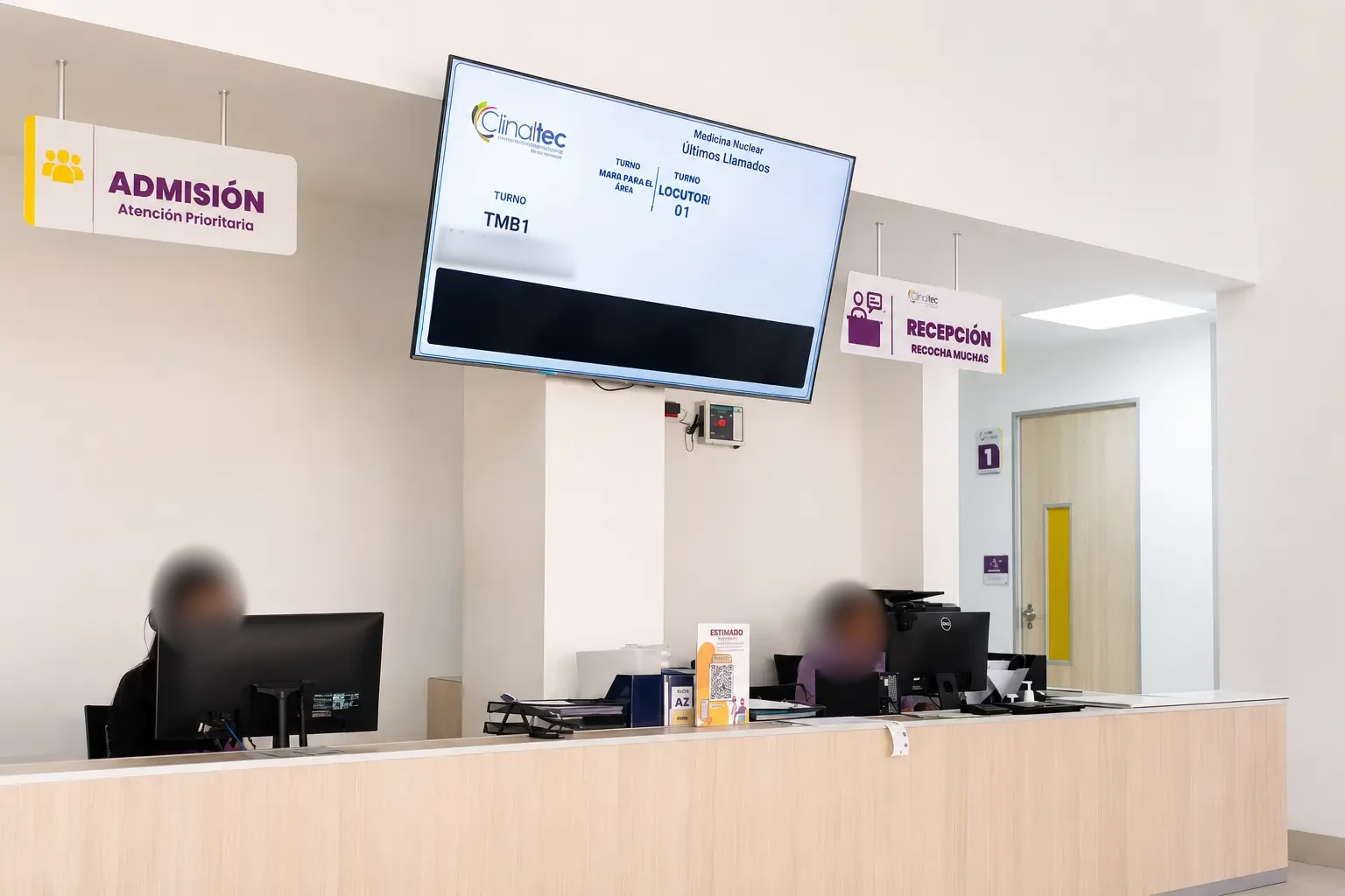 Queue management and user service system at Clinaltec