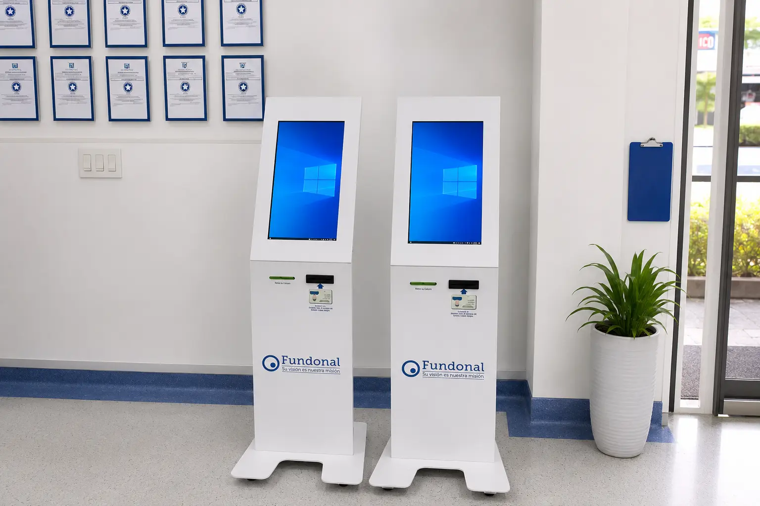 Queue management and user guidance system at Fundonal
